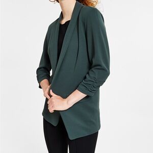 Women's Knit 3/4-Sleeve Boyfriend Blazer